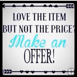 will accept reasonable offers:)